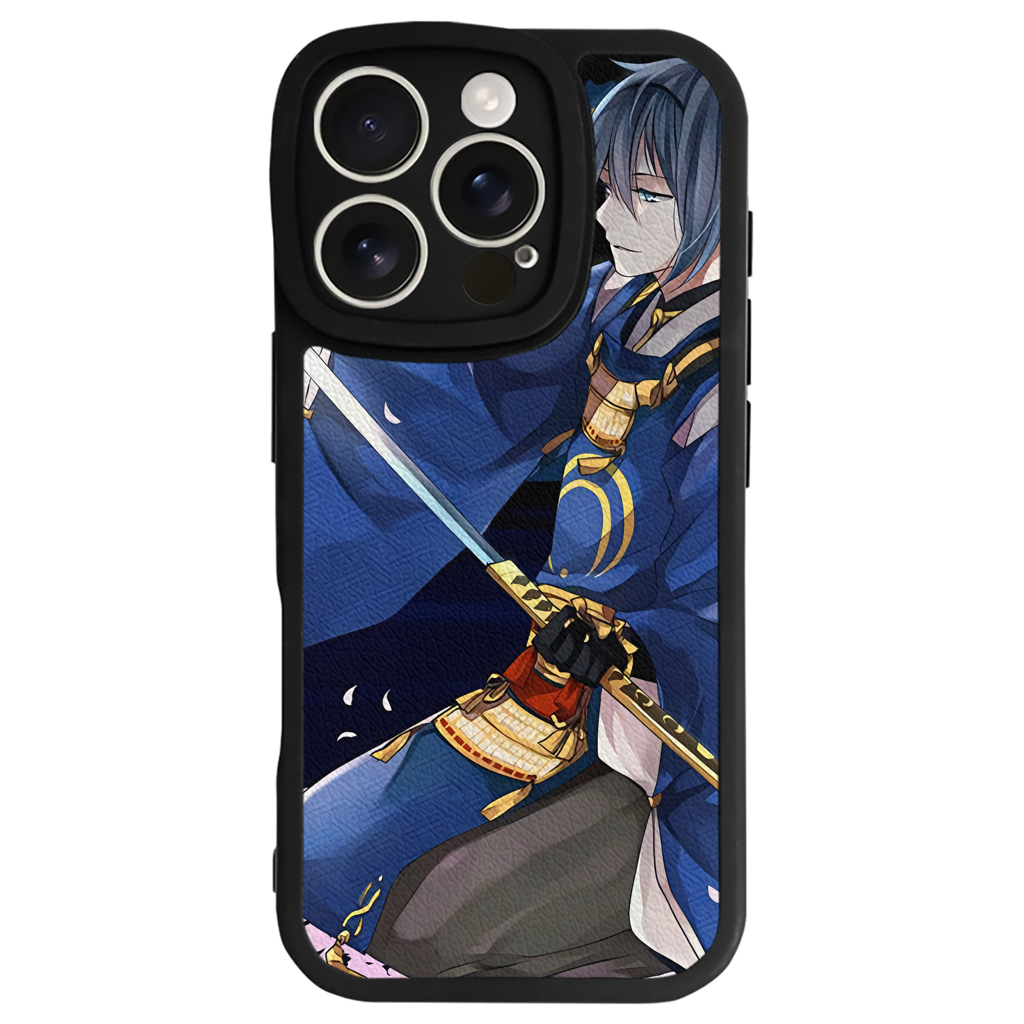 （画像用） 刀剣乱舞 Touken Ranbu 【iPhone 16シリーズ対応】シリコンスマホケース（レザー調） 材質：シリコン
